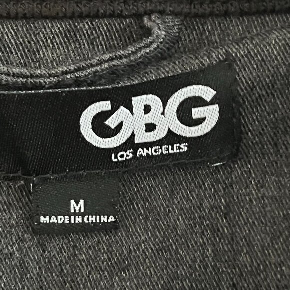 GBG Guess Los Angeles Mens Gary Medium Bomber Jacket Full Zip Up Lined - Picture 9 of 10